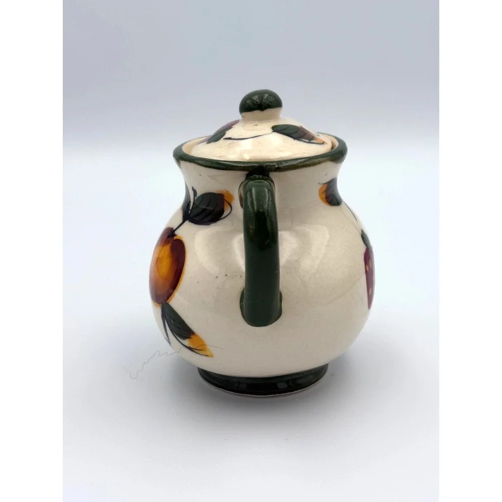 Vintage Hand‎ Painted in Japan Fruit Theme Cream & Sugar Set